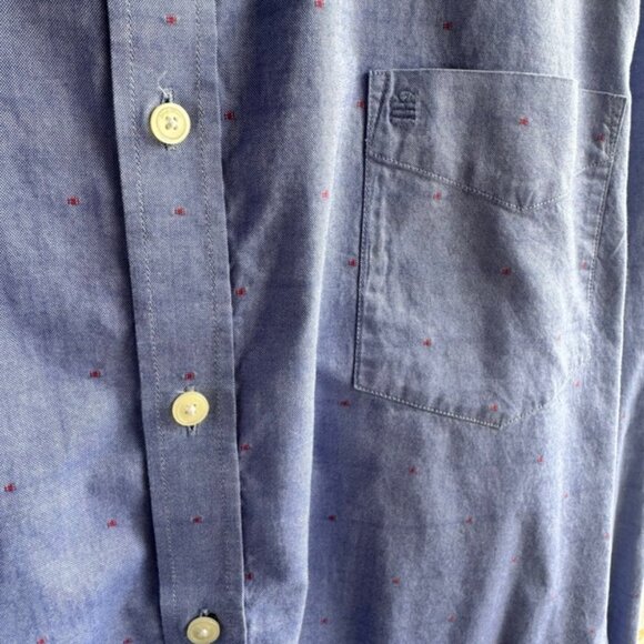 Serge Blanco Long Sleeve Button Up 100% Cotton Dress Shirt Men's Size 4XL - Picture 8 of 11